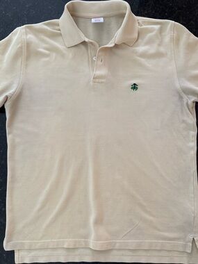 Mens Brooks Brothers Polo with Green Embroidery Good Condition See Photos Size M
